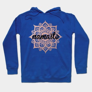 Namaste Mandala Rose Gold Hoodie